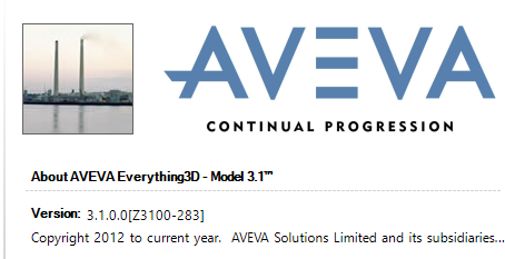 Aveva E3D Version